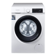 预售、PLUS会员：SIEMENS 西门子 XQG100-WN54A1X02W 洗烘一体机 10kg 白色