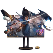 AOC 爱攻&英雄联盟联名定制款 27英寸 2K 170Hz 快速液晶1ms HDR400认证 DTS音效 游戏电竞显示器 AG275QXL