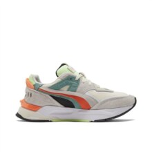 PUMA彪马官方 男女同款情侣复古休闲鞋 MIRAGE SPORT 383175 米白色-浅灰-亮橘色-01 37