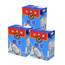 AYAM BRAND 雄鷄標 雄鸡标（AYAM BRAND）马来西亚进口 浓椰浆组合200ml*3 西米露甜品咖喱生椰乳椰奶拿铁