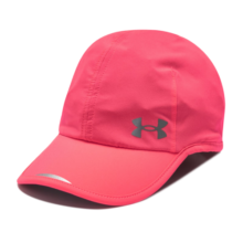 安德玛（UNDERARMOUR）Iso-chill Launch女子跑步运动轻盈梭织帽1361542 粉红色683 均码