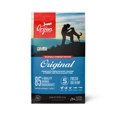 Orijen 渴望 临期ORIJEN/渴望成犬幼犬通用型原味鸡肉犬粮11.4kg