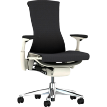 赫曼米勒（HERMAN MILLER）Embody座椅Balance织物 人体工学座椅电脑椅 纯黑色【7天内发货】