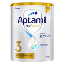 爱他美（Aptamil）澳洲白金版 幼儿配方奶粉 3段(12-36个月) 900g 新西兰原装进口