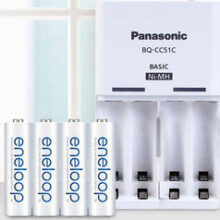 eneloop 爱乐普 5号充电电池 1.2V 2000mAh 4粒装+标准充电器