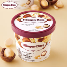 Haagen-Dazs 哈根达斯 经典夏威夷果仁口味冰淇淋 100ml/杯