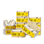 斑布(BABO)纸抽餐巾纸竹浆纸可湿水亲肤柔软不刺激抽纸整箱 4层90抽*20包/箱 高端软抽