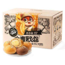 plus会员、掉落券:三只松鼠全麦面包500g 混合口味原味+奶酪+巧克力共10个