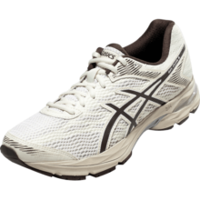 亚瑟士ASICS男鞋网面跑步鞋缓震跑鞋透气舒适运动鞋 GEL-FLUX 4 【YH】 白色/棕色 42.5