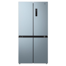 美的（Midea）472升十字对开门冰箱超薄双变频一级能效风冷无霜家用冰箱干湿分储PT净味以旧换新BCD-472WSPZM(E)