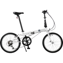 大行（DAHON）经典D6折叠自行车20英寸6速成人休闲单车 KBC061 丽面白