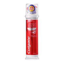 Colgate 高露洁 欧洲进口耀白去渍直立按压式泵式美白牙膏*2 去黄