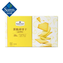 24日0点、京东秒杀：Member's Mark 薯脆薄饼干(蒜香味) 1.32kg(120包)休闲零食 早餐饼干小吃