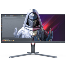 AOC 34英寸 带鱼屏 WQHD IPS广色域 1ms 144Hz HDR10 旋转升降 21:9 游戏电竞电脑显示器 U34G3X