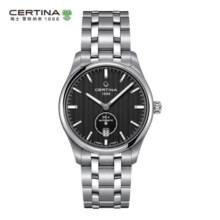 雪铁纳（Certina）瑞士手表 臻选系列自动机械钢带商务男士腕表 C022.428.11.051.00