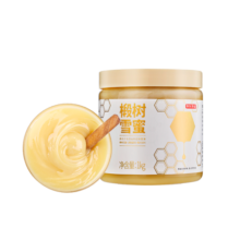 京东京造 椴树雪蜜1kg  长白山原产  冲调水饮 蜂蜜滋补品结晶蜜自然成熟泡茶