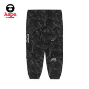 3.8焕新：Aape 男装春夏字母猿颜印花迷彩休闲裤 6786XAH
