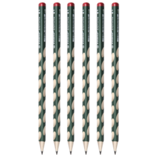 思笔乐（STABILO）洞洞铅笔 小学生文具 HB铅笔 儿童矫姿练字 考试铅笔 324绿色6支装 儿童铅笔99元