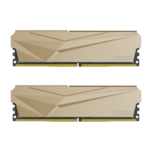 酷兽（CUSO）32GB(16Gx2)套装 DDR5  5200 台式机内存条 夜枭系列-金甲