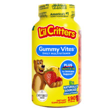 lilcritters丽贵 小熊糖美国进口婴幼儿童复合维生素 新大多维190*2瓶