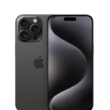 PLUS会员：Apple/苹果 iPhone 15 Pro Max (A3108) 256GB 黑色钛金属 5G手机