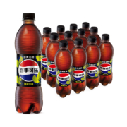 Plus会员:百事可乐 无糖 Pepsi 碳酸饮料 青柠 汽水 500ml*12箱*2件+凑单