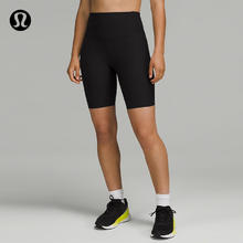 lululemon Base Pace 女士运动高腰紧身短裤 8" 罗纹款 LW7BSTS