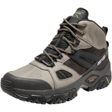 斯凯奇（Skechers）男户外越野徒步运动鞋耐磨高帮护踝鞋子237499 黑色/炭灰色/BKCC 43