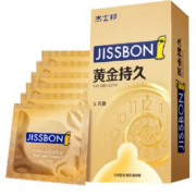 掉落券、PLUS会员：jissbon 杰士邦 持久延时安全套 含赠8只装（超凡持久*1+黄金持久*7）