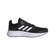 adidas GALAXY 5挑战里程减震回弹防滑耐磨跑步运动鞋男阿迪达斯 黑色/白色 42