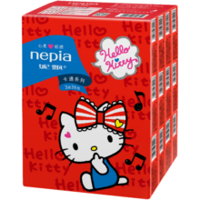 妮飘（Nepia）手帕纸卡通系列hello kitty凯蒂迷你小包纸巾印花3层*36包 无香24.9元 (月销3000+)