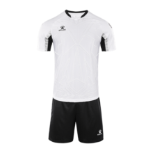 KELME/卡尔美足球服套装男V领短袖比赛训练服定制球衣9151ZB1004 白色 XL