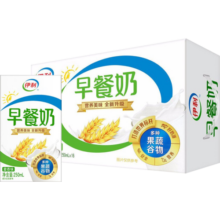 伊利 早餐奶麦香味250ml*16盒/箱 浓香麦片