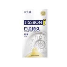 jissbon 杰士邦 砸瓦鲁多! 白金持久超薄安全套 10只