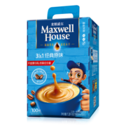 麦斯威尔原味速溶咖啡100条盒装 （1.3KG/盒）