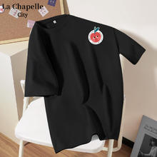 La Chapelle City 拉夏贝尔 宽松 短袖t恤 纯棉 女款