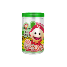 我D小蔡蔡（MyCcBaBy）钙铁锌米饼干婴童趣味造型果蔬饼干磨牙无添加蛋奶儿童零食 山药小米饼干