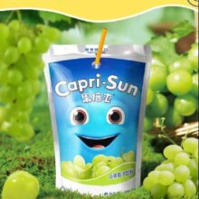 PLUS会员：果倍爽 Capri-Sun 迪拜进口饮料 儿童果汁   白葡萄味 200ml*1袋