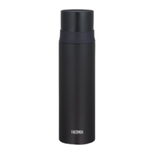 膳魔师(THERMOS) 保温杯保冷杯 磨砂黑色500ml 商务车载杯盖喝水防烫 FFM-501MTBK 520礼物送男朋友