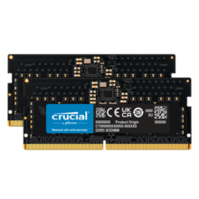 Crucial英睿达 32GB（16GB×2）套装 DDR5 4800频率 笔记本内存条 美光原厂颗粒
