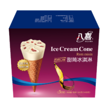 PLUS会员：BAXY 八喜 甜筒冰淇淋 朗姆口味 340g＊4件