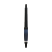 三菱（uni）按制圆珠笔金属杆原子笔中油笔 防疲劳弹性笔握 低重心黑胶黑杆 SXN-1000 0.7mm黑色
