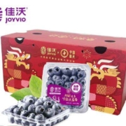 再降价、京东百亿补贴:佳沃 joyvio 云南当季蓝莓14mm+ 6盒礼盒装 约125g/盒 新鲜水果年货礼盒