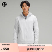 lululemon 丨City Sweat 男士拉链连帽衫 LM3CCGS 杂色浅灰色/海盐灰 XS