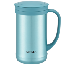 虎牌（TIGER） 保温杯 不锈钢泡茶杯真空茶滤网杯男女办公杯水杯CWM-A050 500ml 森林绿AM 500ml