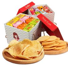 可用签到红包 阿婆家薯片零食大礼包9包