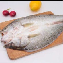 仙泉湖三去白蕉海鲈鱼 400g*1条净膛冷冻刺少*5