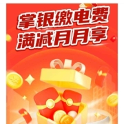 农业银行 生活缴费专区 缴电费满30-5元