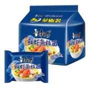 京东百亿补贴：康师傅 经典系列一倍半 方便面 鲜虾鱼板*5连包