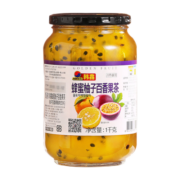 韩馫 韩国进口 蜂蜜柚子百香果茶1000g/瓶补充维C果实茶早餐冲饮DIY茶饮料补充维C果实茶